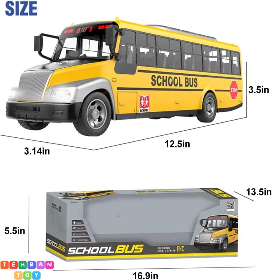ماشین کنترلی اتوبوس مدرسه شارژی آیتم:677_666